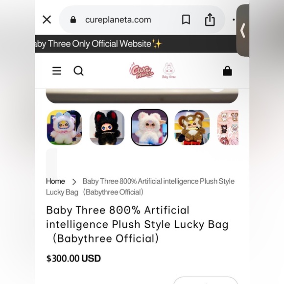 Baby 3 AI (Artificial Intelligence) 800% “Warmheart Kitten” Special Glitter Eyes - Picture 8 of 11